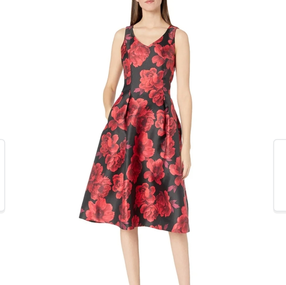 TAHARI By ASL l Mikado Floral l Size 10 l NWT